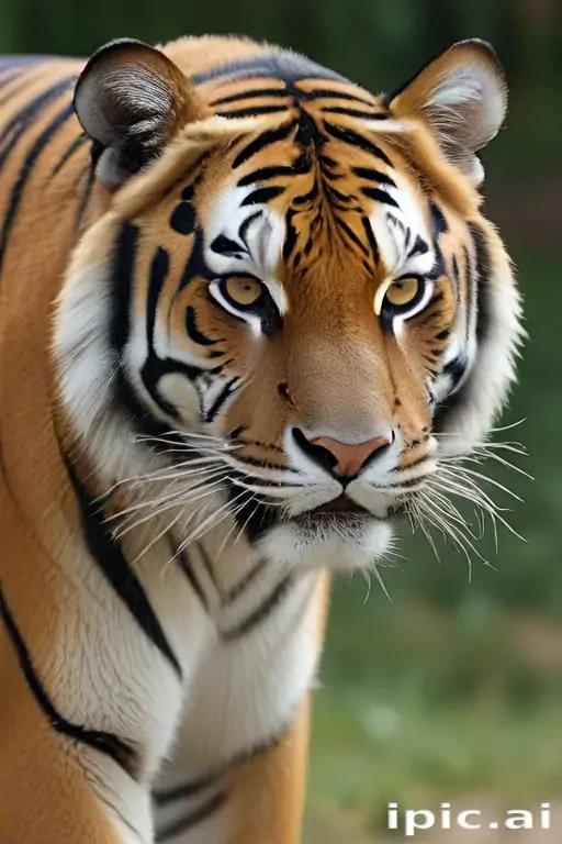transparent tiger