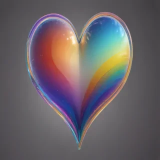 rainbow heart png