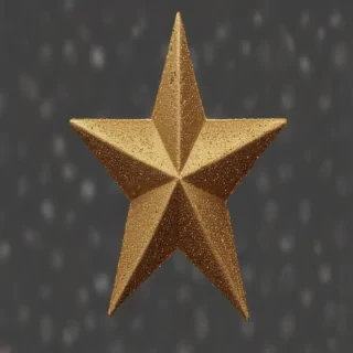 glitter star png