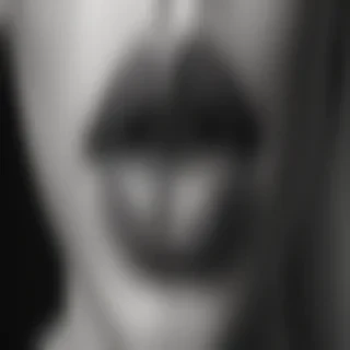 lips clipart black and white