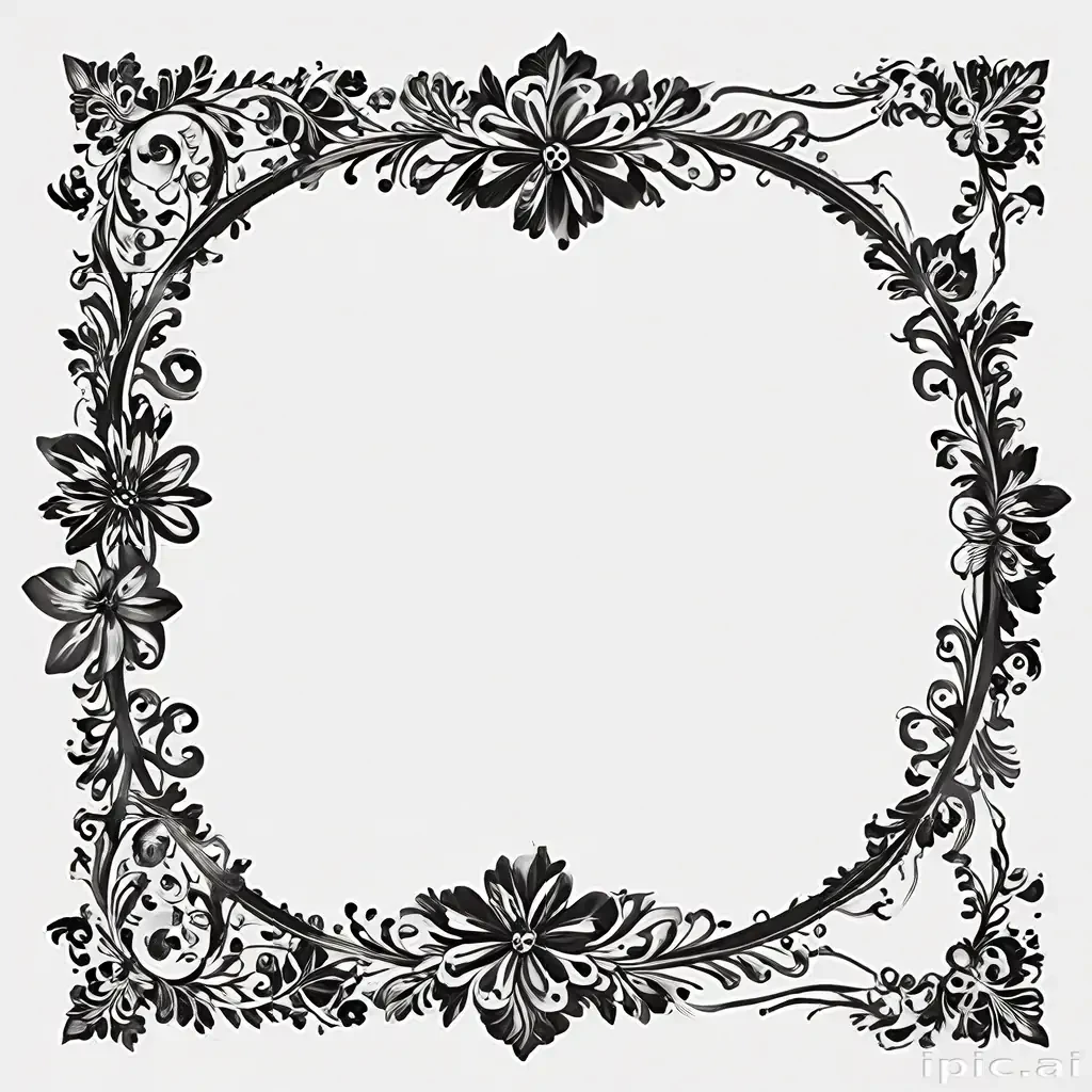 border clip art black and white
