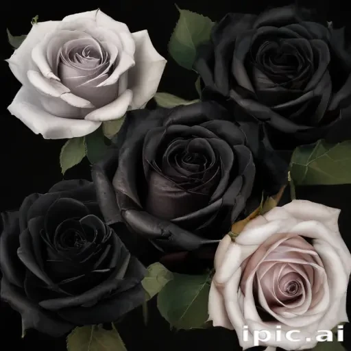 black roses png