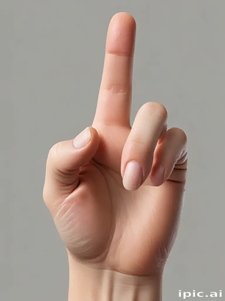 finger pointing png