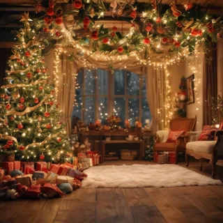 aesthetic christmas background
