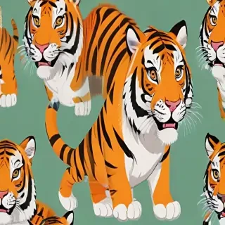 tiger cartoon tiger