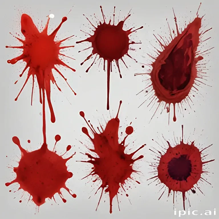 blood splatters png