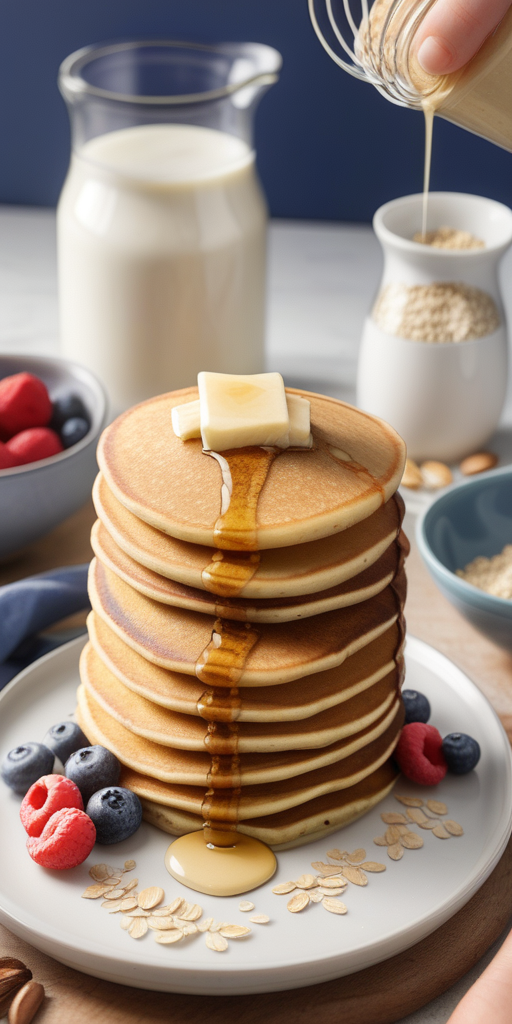 recipe for oat flour pancakes