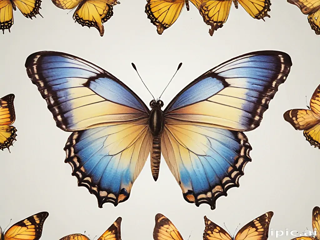 butterfly no background