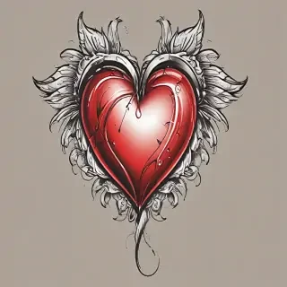 heart tattoo png