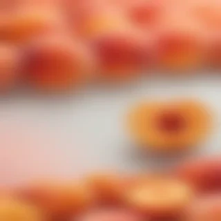 cute peach background