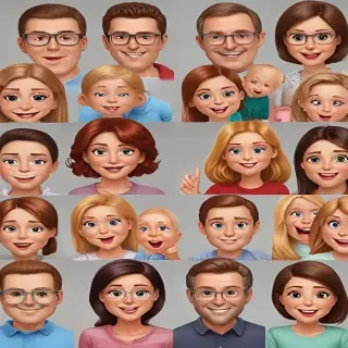 family emojis
