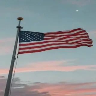 american flag aesthetic