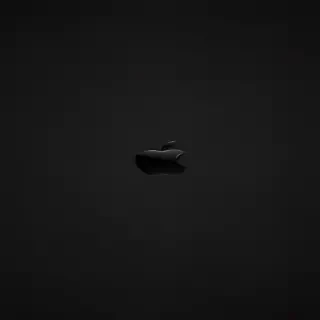 black ios wallpaper