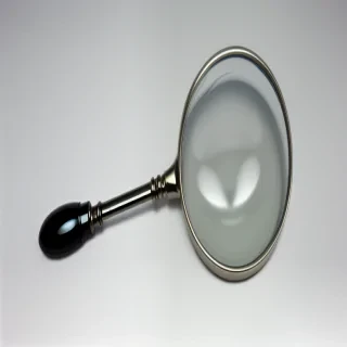 magnifying glass transparent background