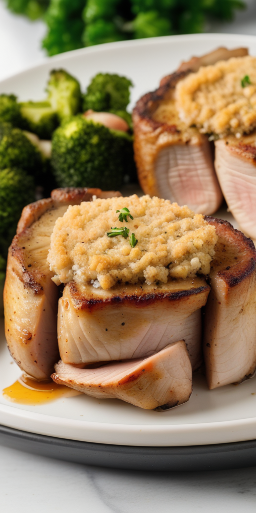 air fry stuffed pork chops