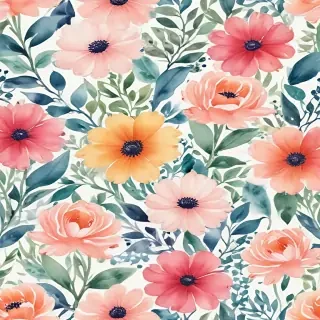 watercolor flower background