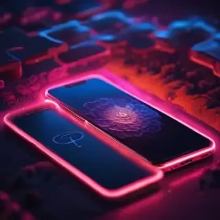 4k neon phone wallpaper