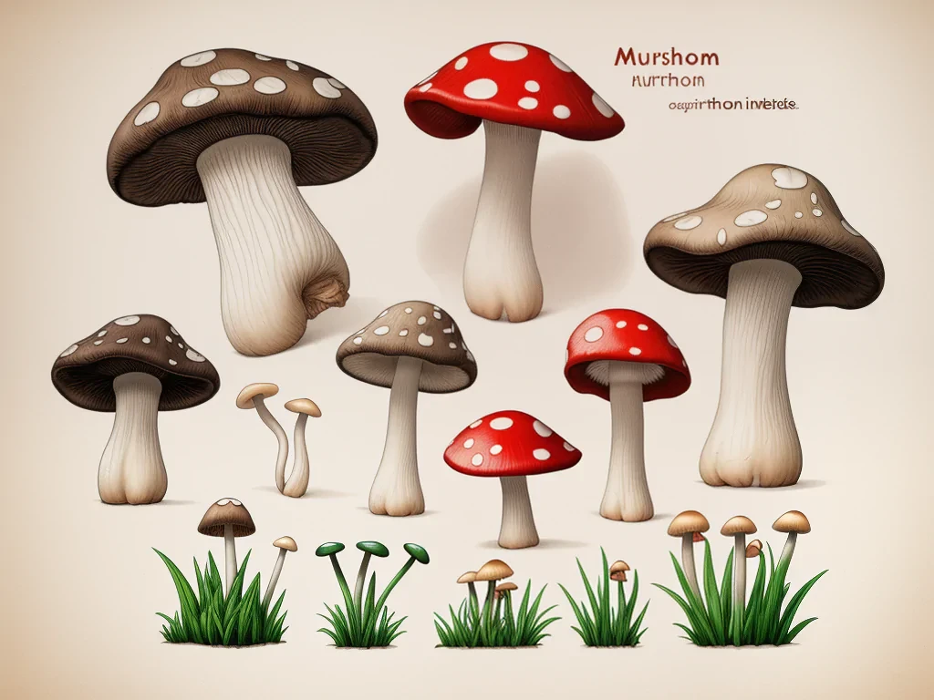 mushroom illustrations