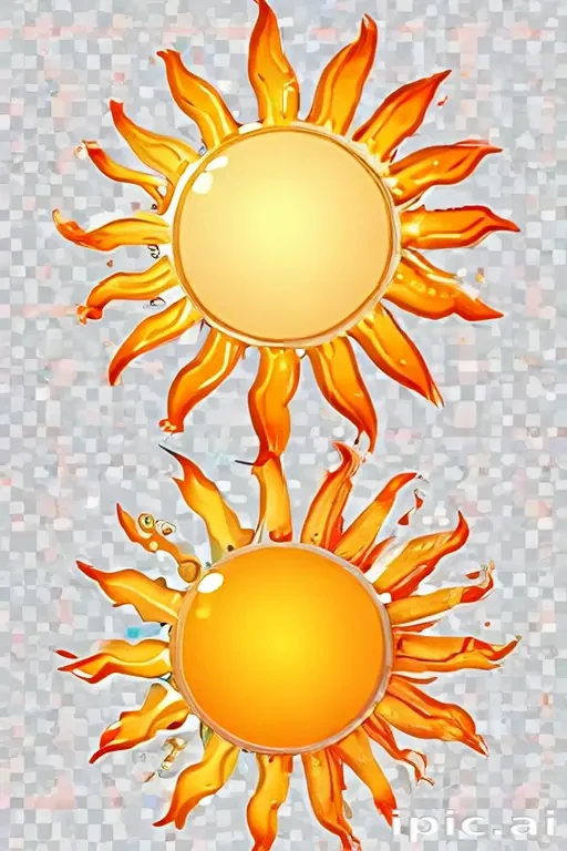 sun clip art transparent background