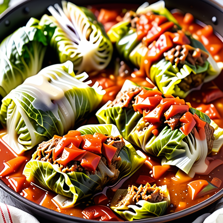 what goes with cabbage rolls