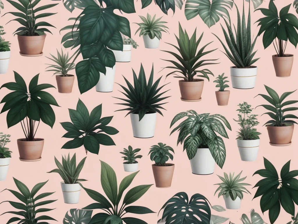 aesthetic plants background