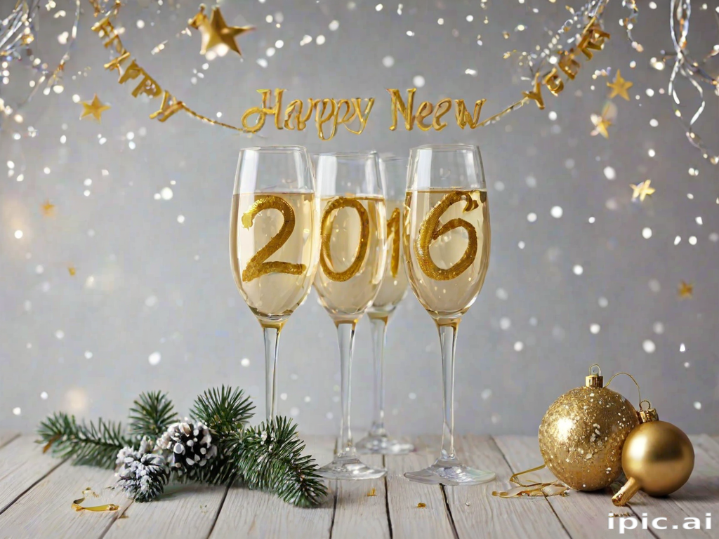 happy new year desktop background