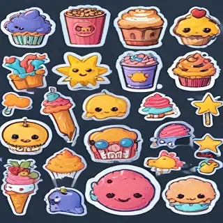 stickers clipart