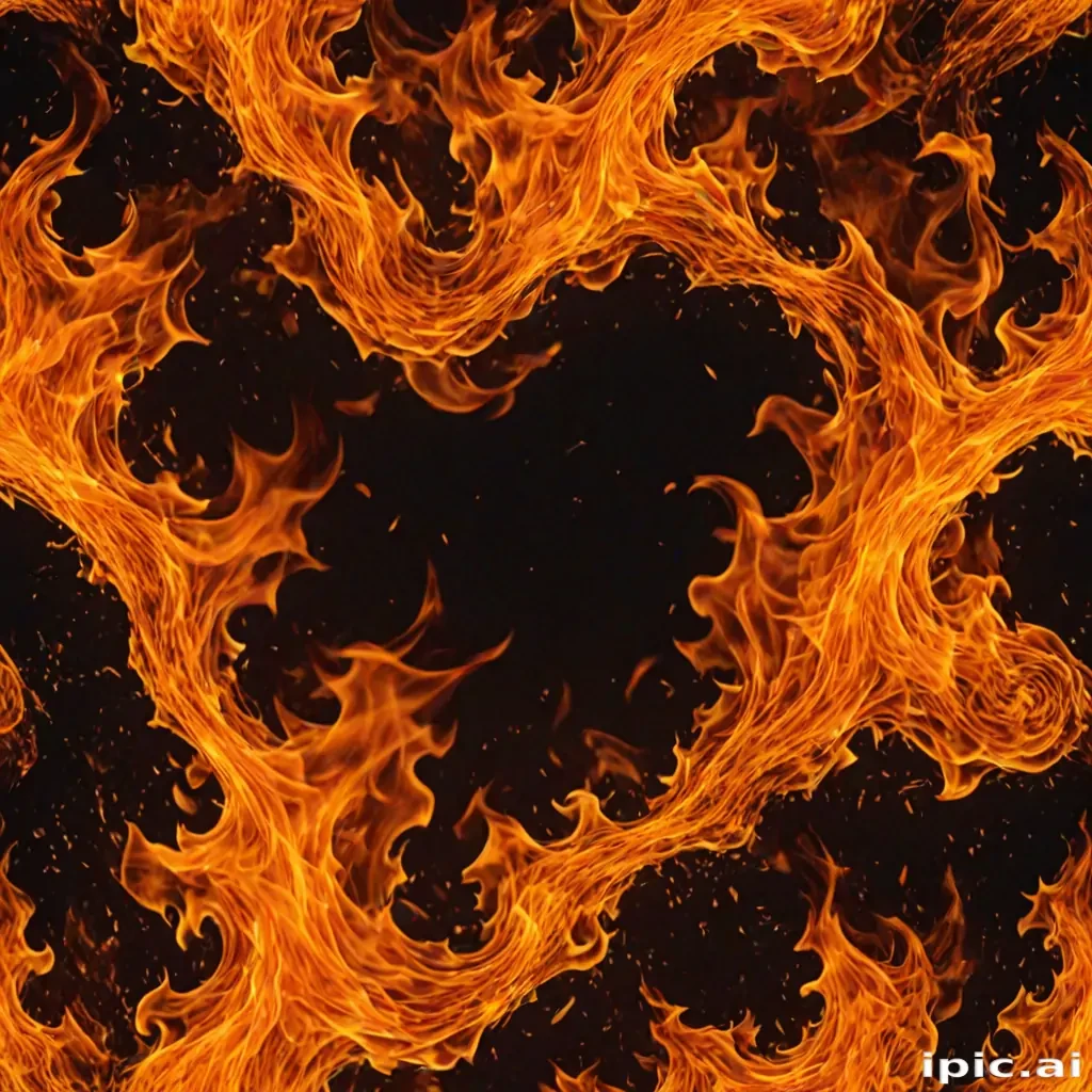 background on fire