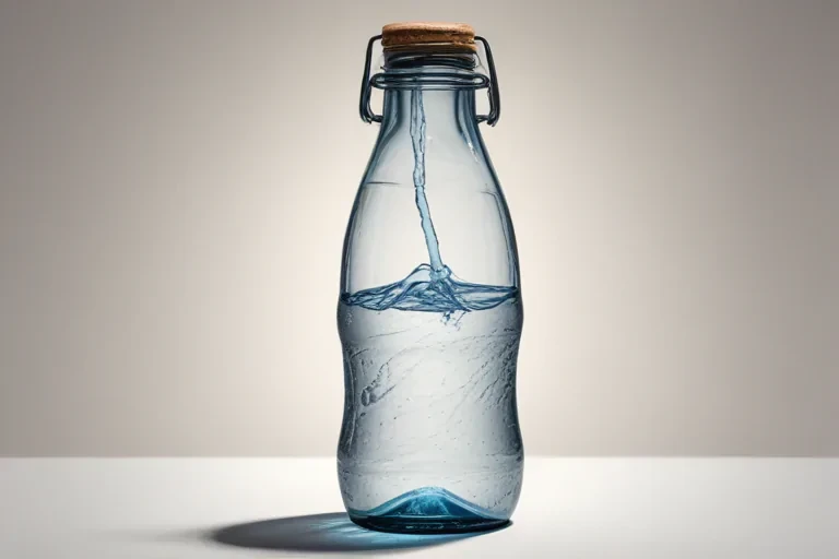 water bottle drawing