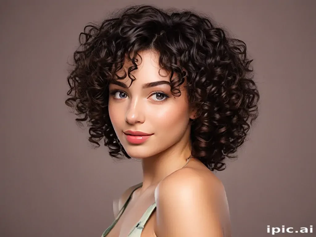 curly hair png