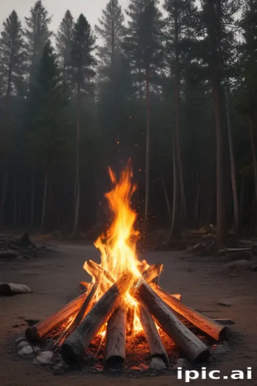 camp fire png