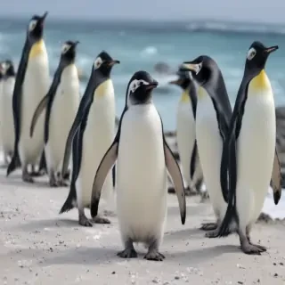 penguins background