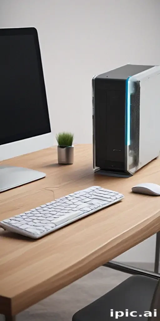 computer mockup
