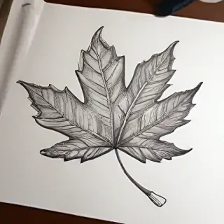 leaf doodle
