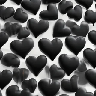 black hearts background