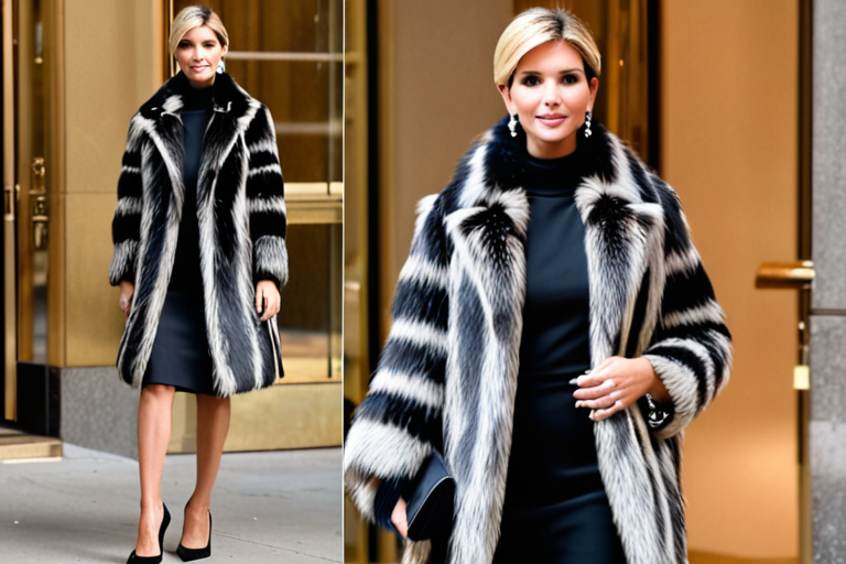 Ivanka trump cheap fur coat