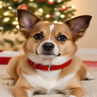 christmas dog photos