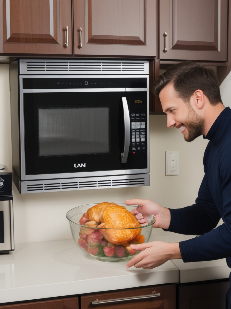 can i put glass in microwave