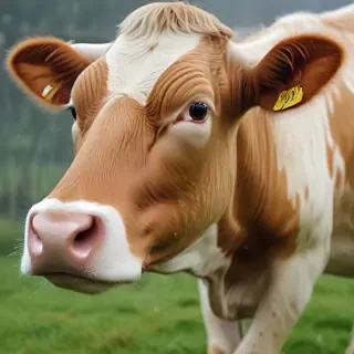 transparent cow