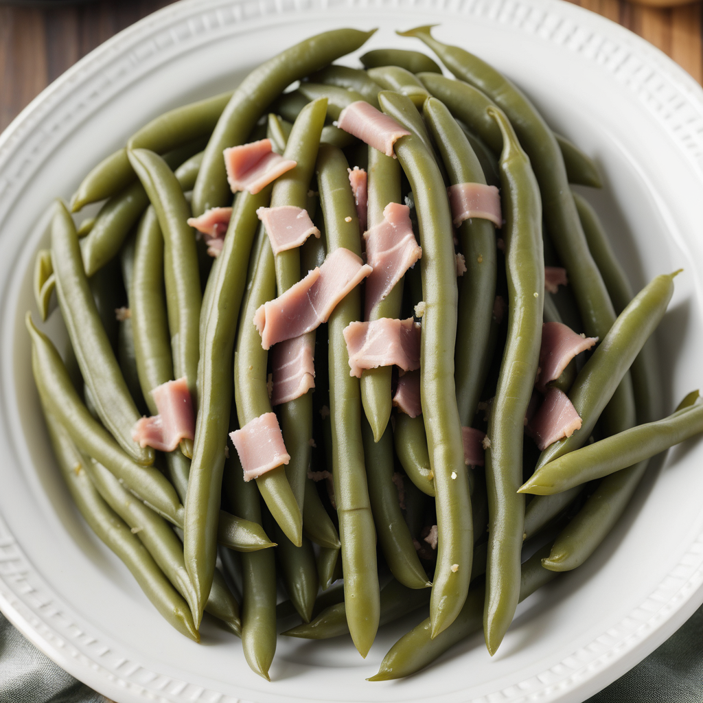 crockpot green beans with ham
