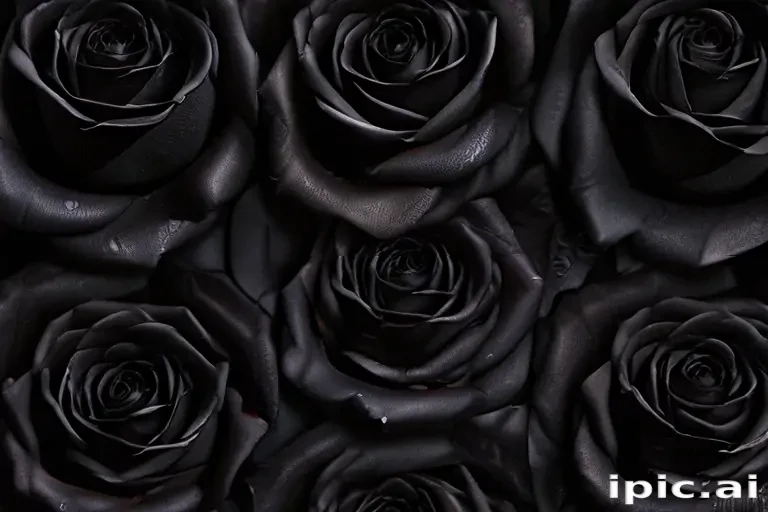 black roses background