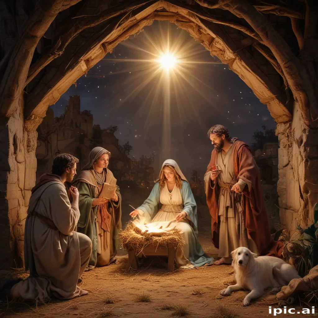 free nativity scene background images