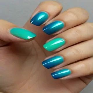 blue green gradient