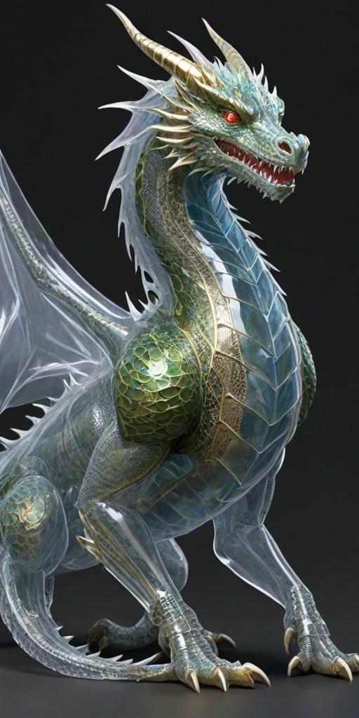 transparent dragon
