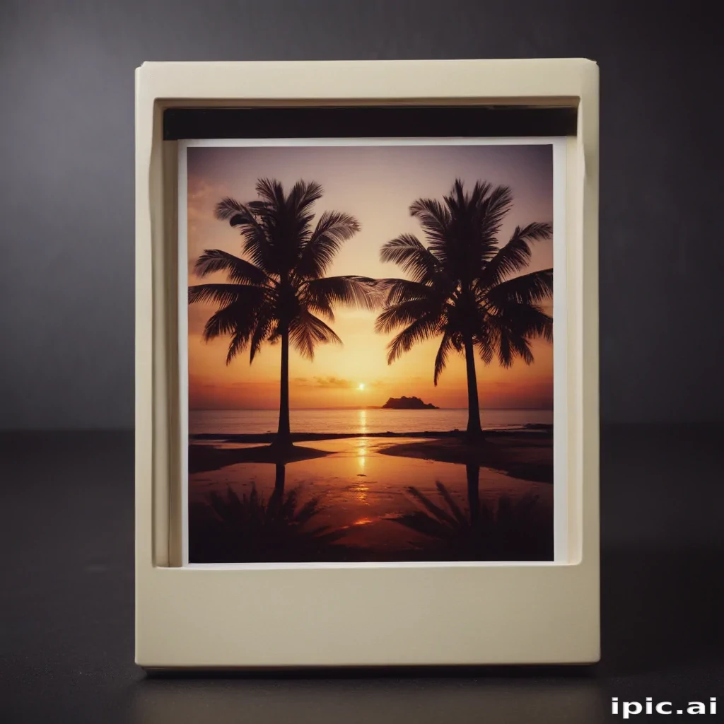 aesthetic polaroid frame