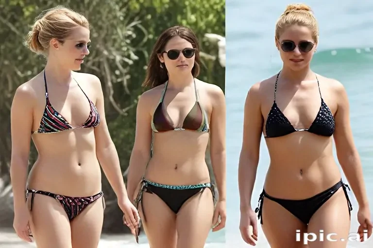 Dianna Agron in bikini