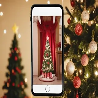 christmas ig story background