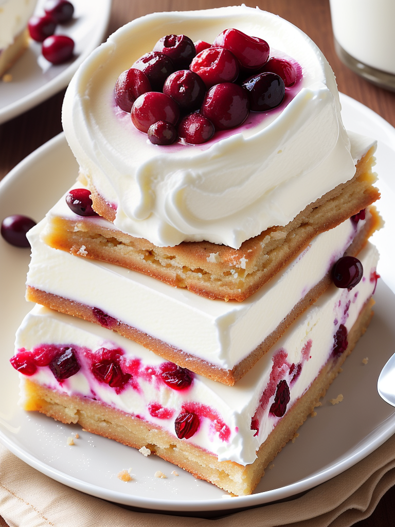 desserts with cranberries and cream cheese