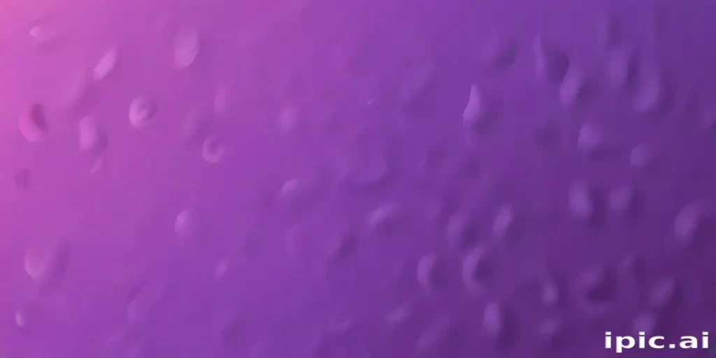 Abstract Purple Background with Textured Water Droplets and Soft Gradients