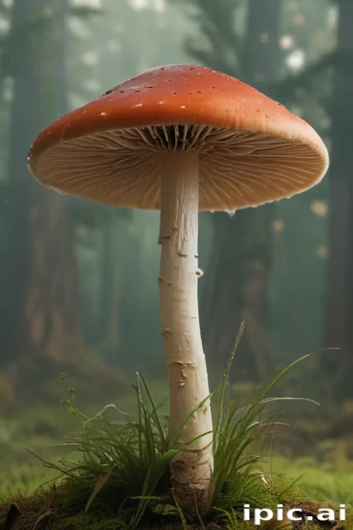 thin stemmed mushroom